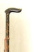 Antique Folk Art Hand Carved Wooden Cane - Ranch Cabin