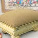 Vintage Foot Stool Decoupaged - Cottage Life