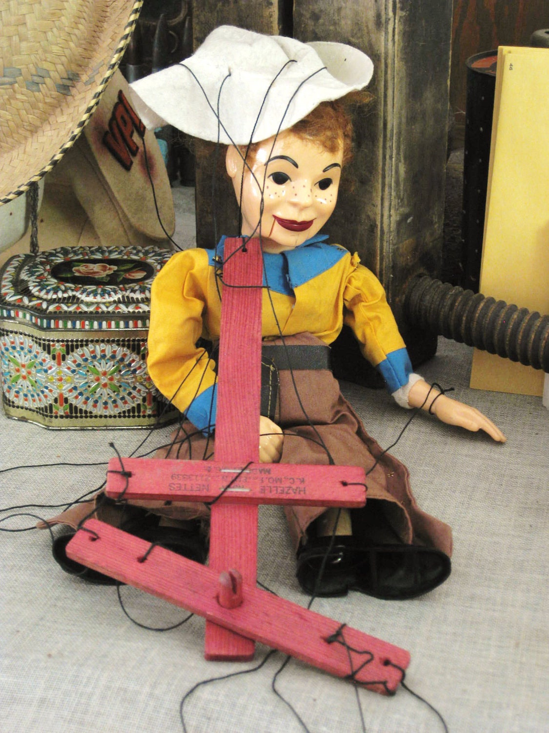 Antique Hazelle Cowboy Vintage Child