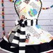 Diner Retro 50s Waitress Apron -- Made with Vintage Fabric -- In Stock OOAK