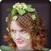 Spring Green Birdcage Veil
