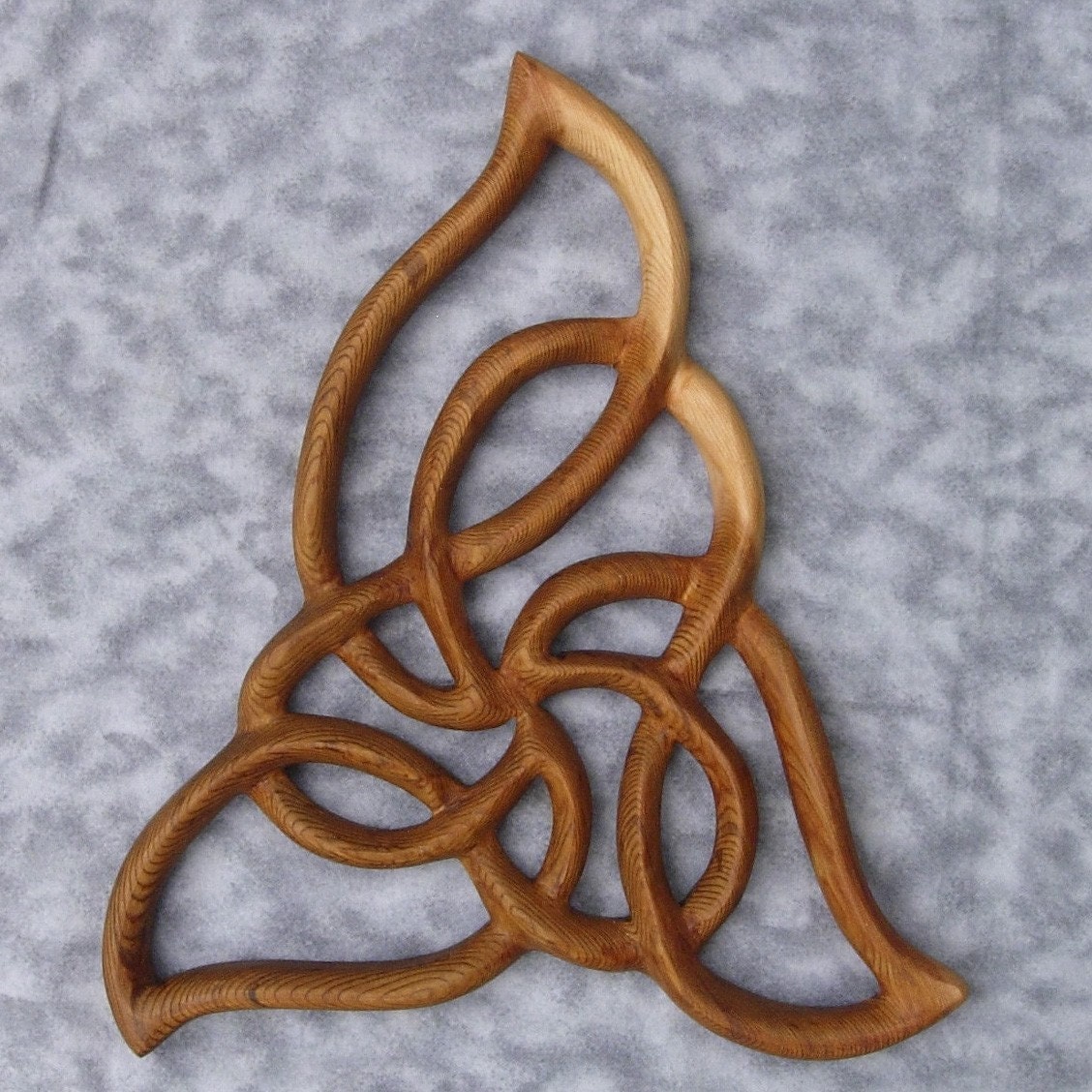 Celtic Flame KnotCleansing and RenewalWood Carved Triquetra