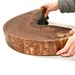 Walnut Trivet Centerpiece Pedestal Stand Sushi