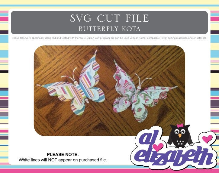 3D Butterfly SVG / Cut / Digital / Cricut Cut File by ...