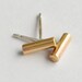 Tiny Brass Bar Earings - Cartilage Earring - Brass Line Bar Studs - Modern Small Earrings - Lightweight Second Hole Bar - Free Shipping US