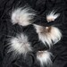 Grab Bag - 5 Real Wolf Fur Scraps
