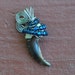 Blue Moon Coyote Claw Pendant - Real Large Wire Wrapped Coyote Claw Pendant