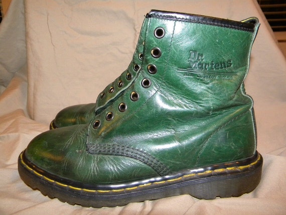 mens green doc marten boots