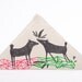 Affordable Modern Art Object, Hanging Ornament, Mixed Media, Art, Drawing on Clay, Geometric Art, Wall Decoration, Love, Dogs Illustration