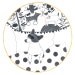 Original Pencil Drawing, Dog Dreaming, Morran Book, Animal Illustrations, Book Illustration, Wall Art, Dog Lover Gifts, Surreal, Round Art