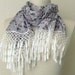 Fabric Rectangle Guipure Scarf ..authentic, romantic, elegant, fashion