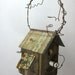 Luscious Vintage Linoleum Roofed Birdhouse