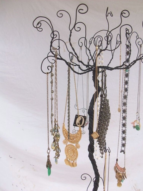 Large Wire Necklace Jewelry Tree Stand pre order by ClaudinesLimited