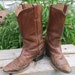 Vintage Acme Montana Distressed Brown Cowboy Boots-Western Shit Kickin' Man's Boots 8D