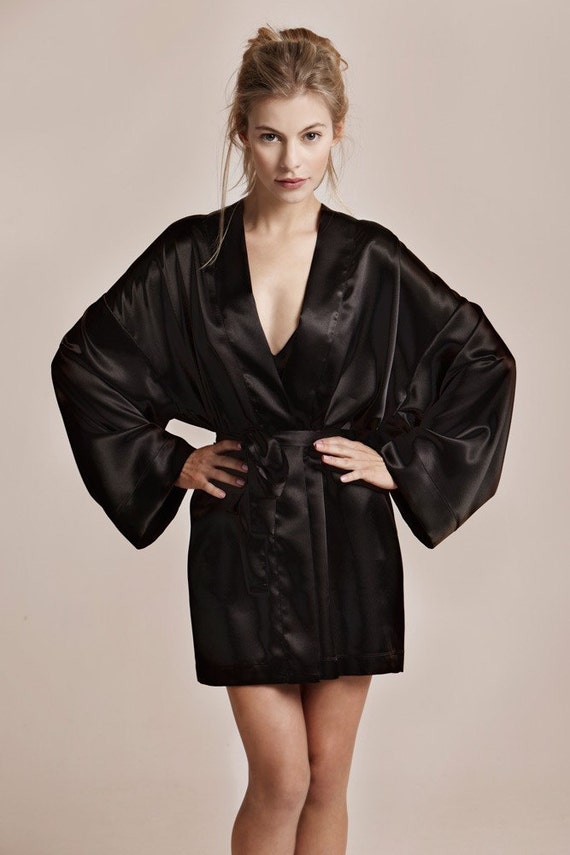 Items similar to SATIN ROBE on Etsy
