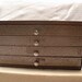 Rustic Metal Storage cabinet, 4 drawer