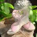 Vintage late 80s Pink Wedges Espadriles Size 10
