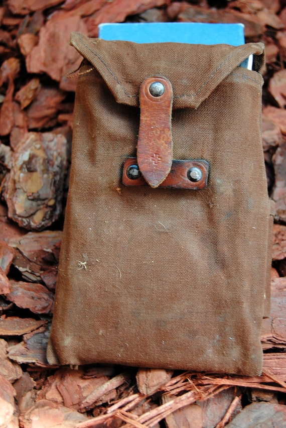 1920s Swiss Army Folding Collapsible Lantern With Candles and