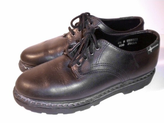 black leather men's eastland oxford shoe