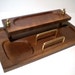 Vintage Wood Desk Organizer Dresser Valet