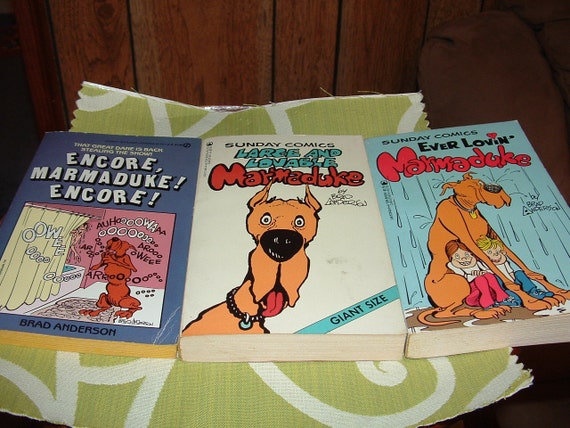 3 Vintage Marmaduke comic books by Brad Anderson