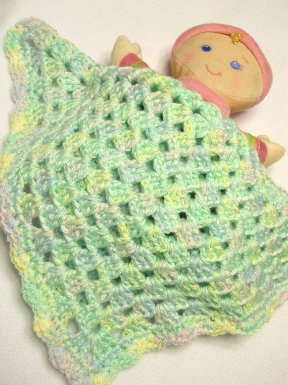 Baby Doll Crochet Afghan or Baby Snuggie