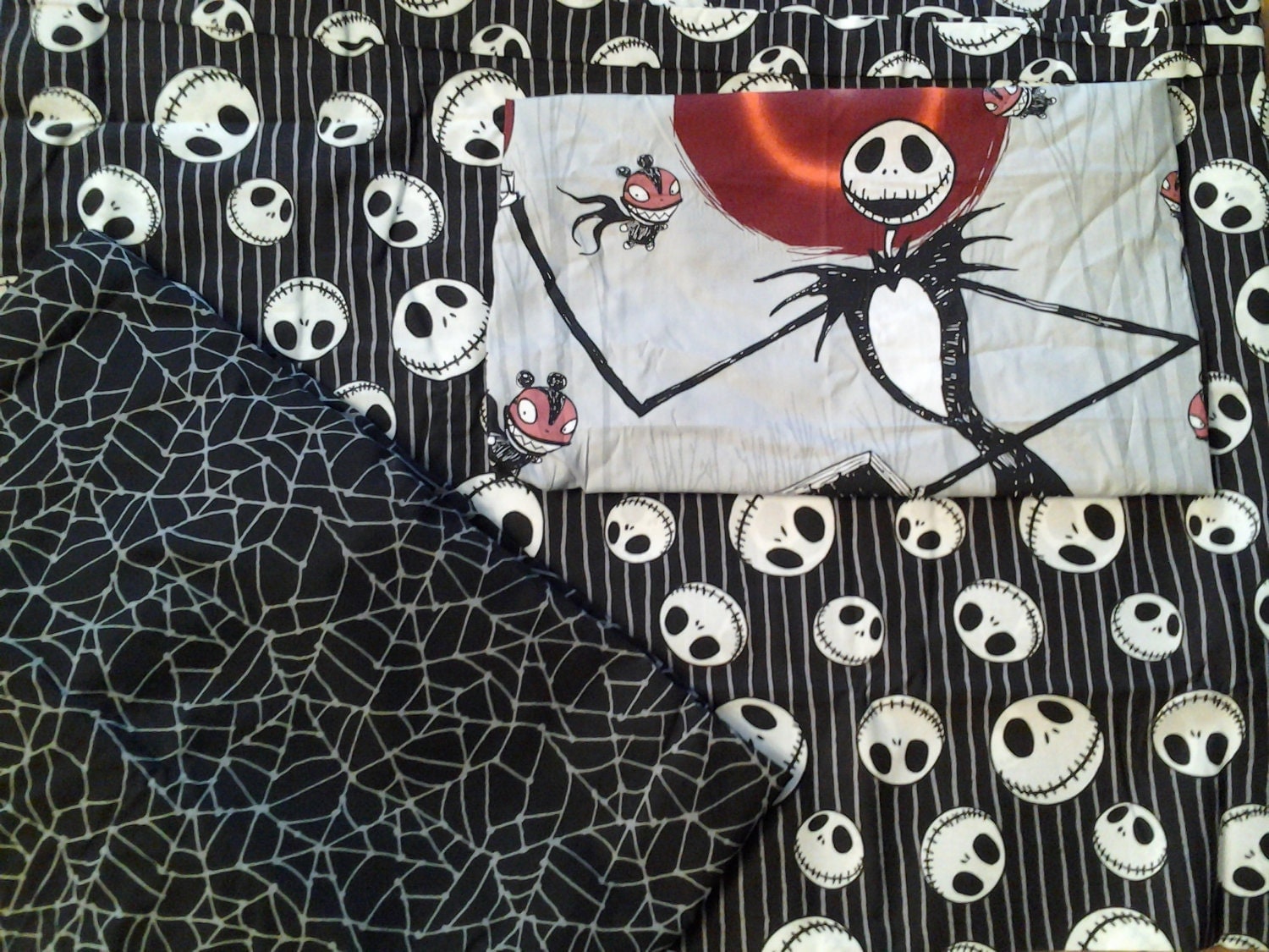 New Nightmare Before Christmas baby Crib Bedding Set custom