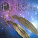 Ankh and Brass feather single earring