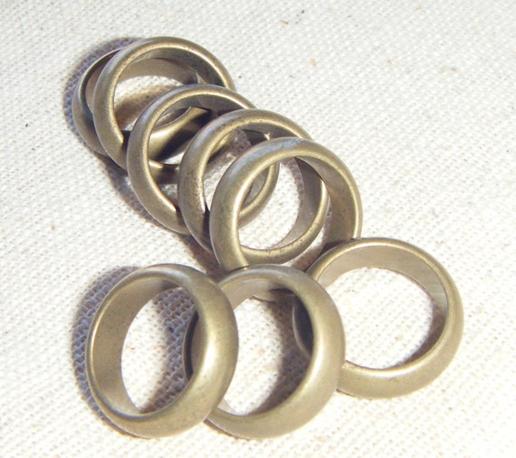 Antique Brass Solid Rings 8 Steampunk