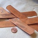 VINTAGE Solid Copper Bracelet blank 22g (2) Die Stamping, Patina, Industrial