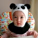 18-36months Panda Bear Coverall Hat #117
