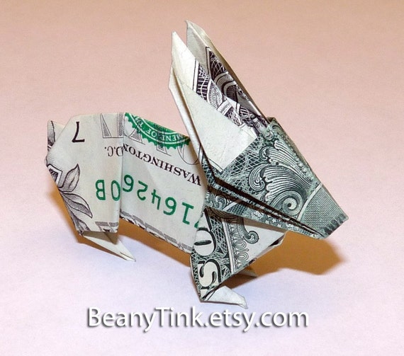 Dollar Origami Bunny Rabbit