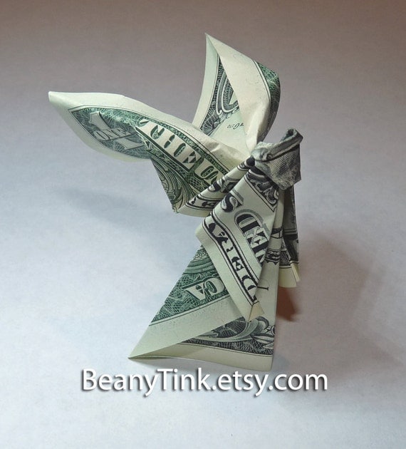 Items similar to Dollar Origami Angel on Etsy
