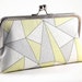 Original geometric design on hemp/cotton