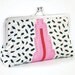 ON SALE Was 75 now 50 Hemp clutch with dots