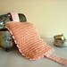SALE % 25 off Salmon Pink Cotton Bath Wash Cloth