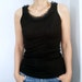 Black Tshirt Top Tank Sleeveless Women Tshirt Summer Fashion