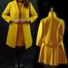 Superb Vintage Goldenrod 1950s MAD MEN Couture Dress Suit by Jean Hercey Paris Size Medium Free Shipping in the USA