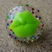 Lisa Frank Luscious Lip Ring--Lime Green
