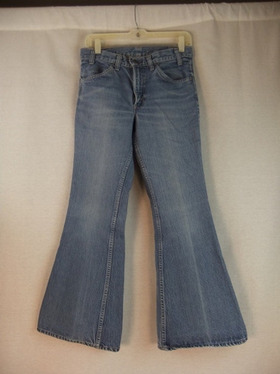 Items similar to Vintage Levis 684 0217 Bell Bottom Jeans 70s Size 30 x ...