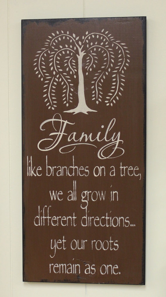 Willow Tree Family Beautiful Sign/Great by TheGingerbreadShoppe