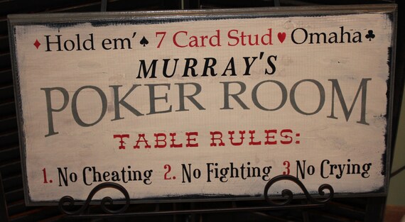Poker signs names