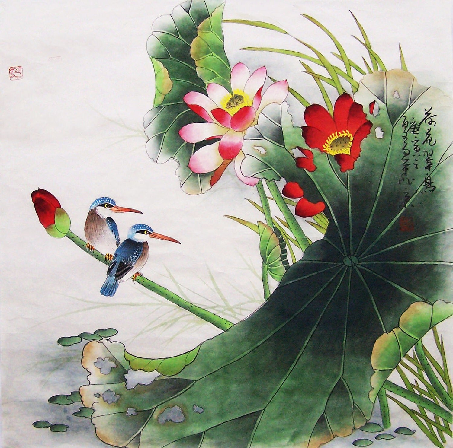 original painting oriental art chinese traditional painting