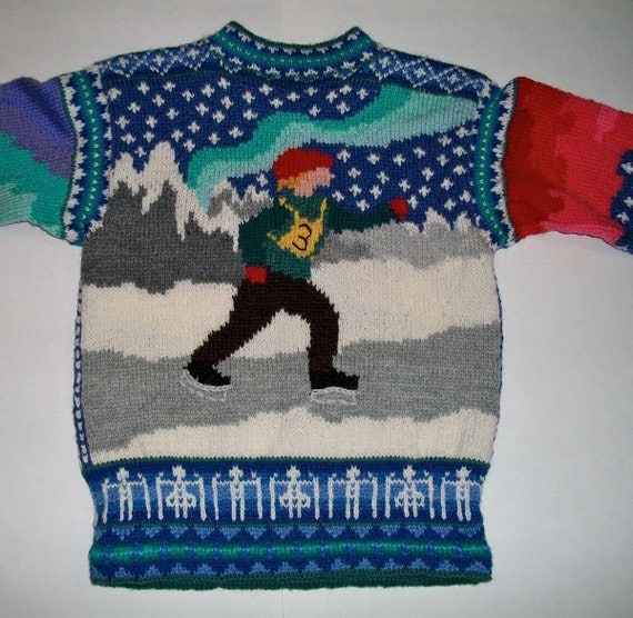 Nine Year Winter Olympics Sweater