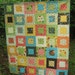 MaDe To OrDeR --Lap or Baby Quilt Moda Frolic fabrics --pattern also available