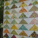 Flying Geese Lap or Baby Quilt in Central Park fabrics -- pattern also available