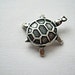 Trinity Brass Co. - Turtle Charm. 18mm, Antique Silver. Sold Individually. (754)