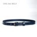 SALE Baby Belt- Navy Faux Patent Leather 6-12 months