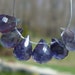 10 pcs -- 8-9mm -- Outstanding Color, Iolite Faceted Teardrop Briolette