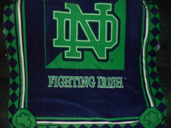 On Sale Notre Dame Fleece Panel Blanket